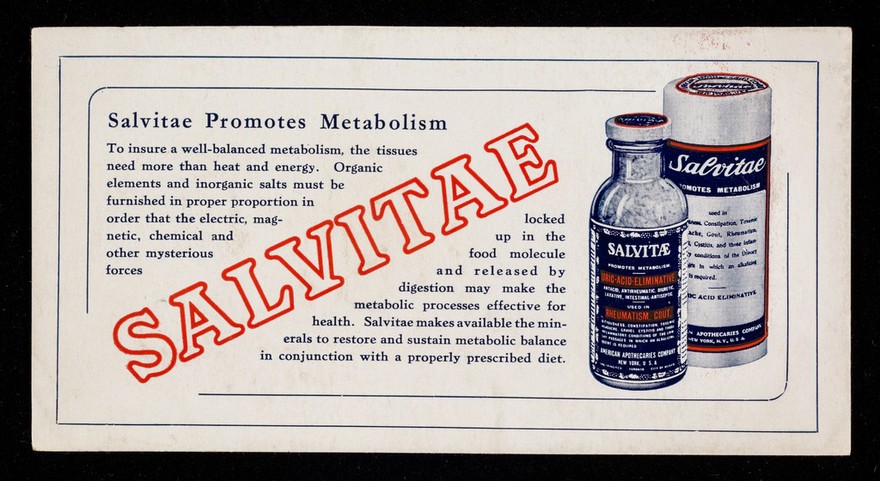 Salvitae : Salvitae promotes metabolism.