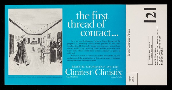 The first thread of contact ... / Diabetic information systems Clinitest + Clinistix.