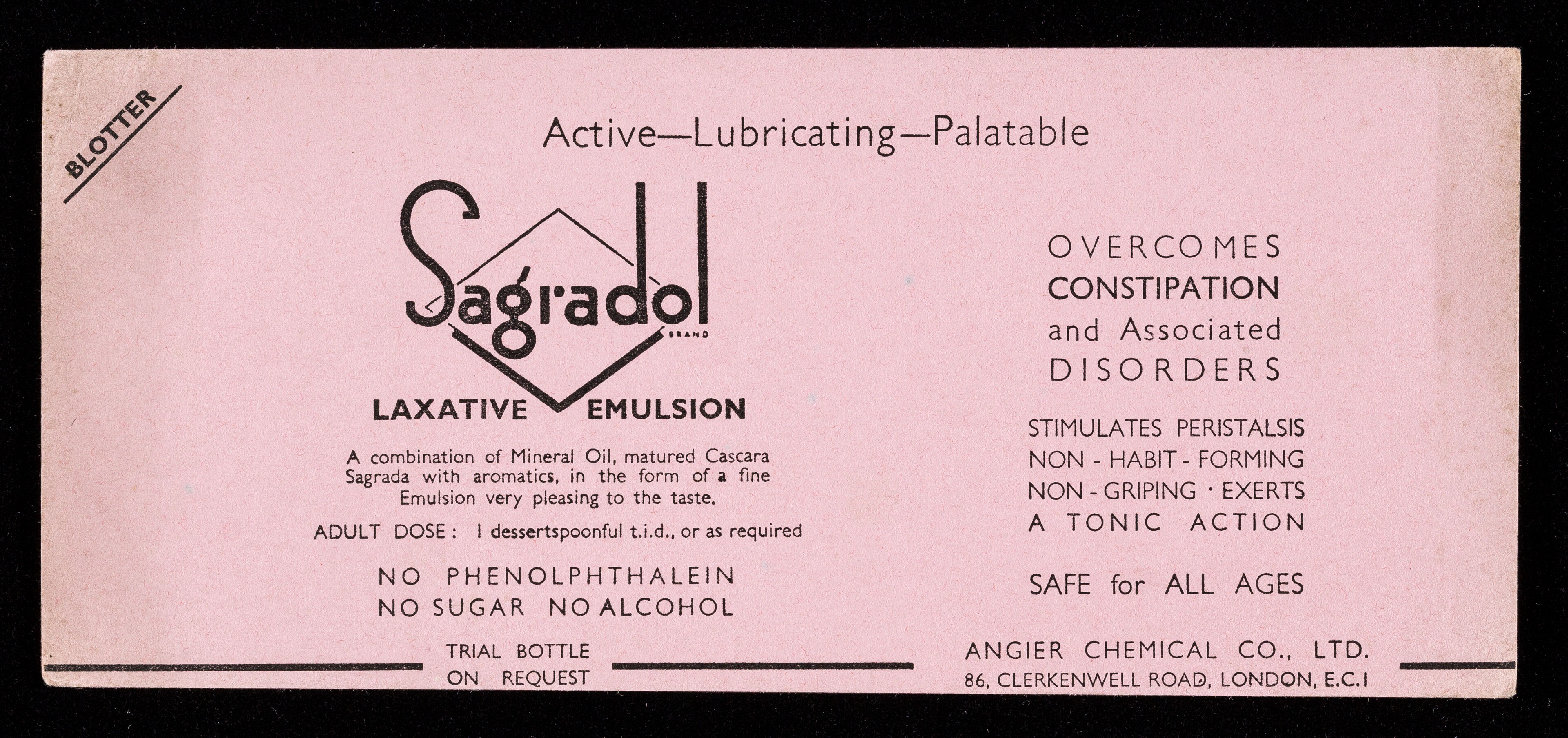 Sagradol : active-lubricating-palatable.