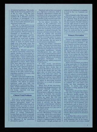 Aspirin abstracts number 5 : risk of Aspirin-induced major bleeding exaggerated.