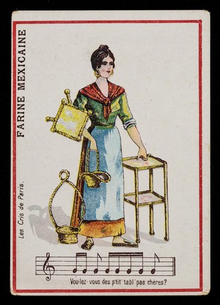 Farine Maxicaine : Le Cris de Paris.