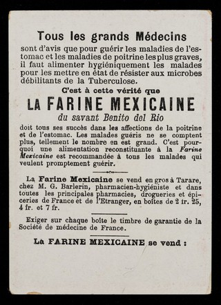 Farine Maxicaine : Le Cris de Paris 6.