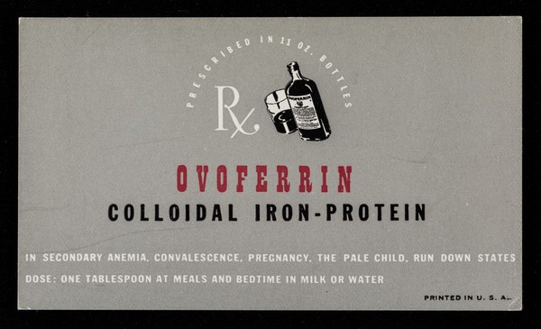 Ovoferrin colloidal iron-protein.