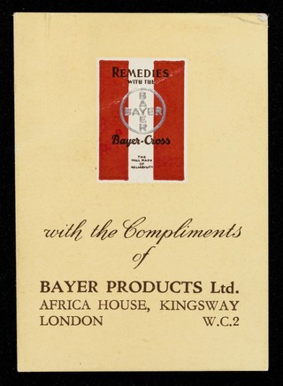 Remedies with the Bayer-Cross.