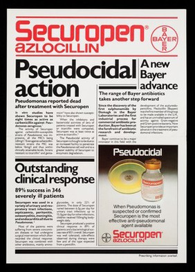 Securopen azlocillin : pseudocidal action.