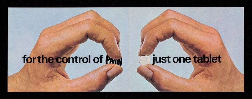 For the control of pain just one tablet : Paramol-118.