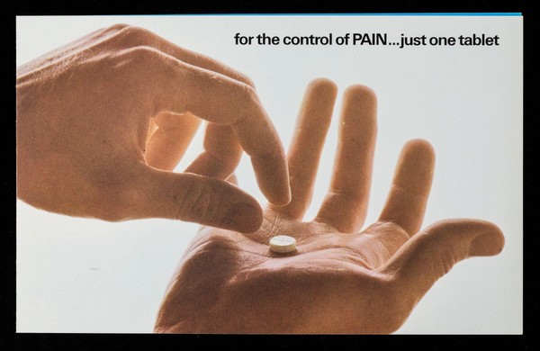 For the control of pain...just one tablet.