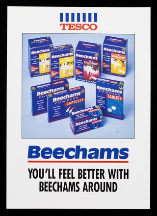 Tesco : Beechams you'll feel better with Beechams around.