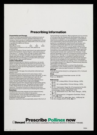 Zero hour : this is your last chance : this is your last chance : prescribe Pollinex now.