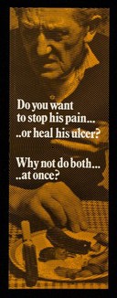 Do you want to stop his pain.....or heal his ulcer? Why not do both.....at once? : Duogastrone and Biogastrone relieve pain more completely because they heal the ulcer ...