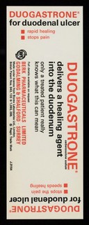 Dupgastrone delivers a healing agent into the duodenum : only a treated patient really knows what this can mean.