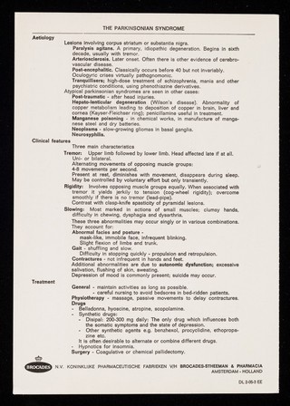 Parkinsonism.