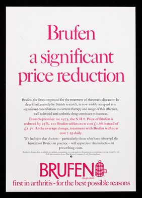 Brufen : a significant price reduction.