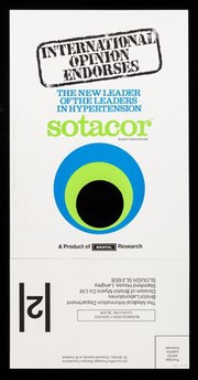 International opinion endorses the new leader of the leaders in hypertension : Sotacor.