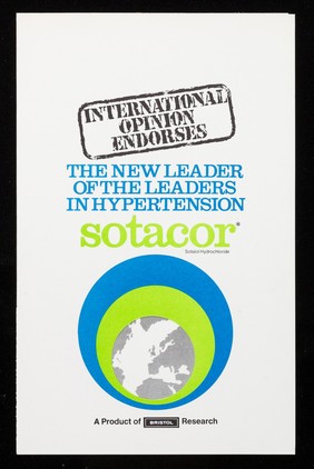 International opinion endorses the new leader of the leaders in hypertension : Sotacor.