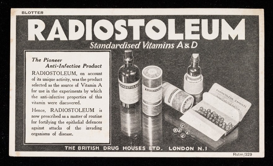Radiostoleum : standardised Vitamins A & D.