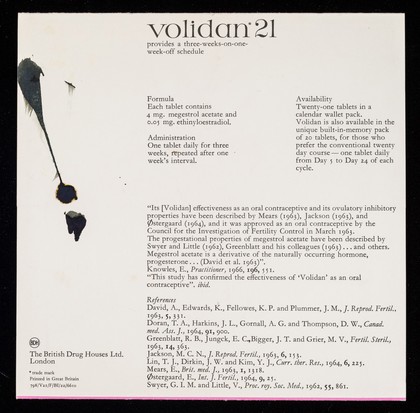 Timeless : over a number of years, the value of Volidan has been clearly established ...