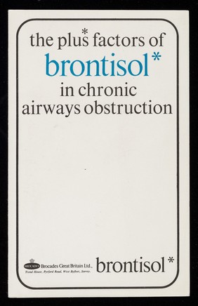 The plus factors of Brontisol in chronic airways obstruction.