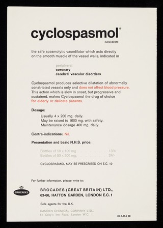 Cyclospasmol.