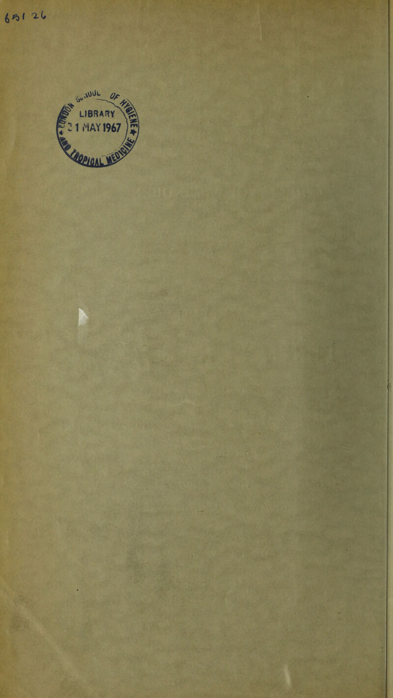 LIBRARY 1 MAY 1967
