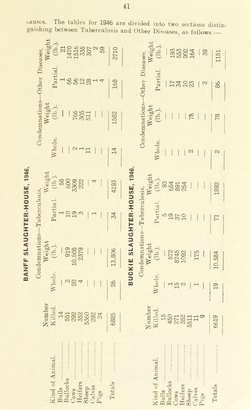 causes. The tables for 1946 are divided into two sections distin- guishing between Tuberculosis and Other Diseases, as follows $ ■+3 , CiO V HOOlOMMO) ni-hwo no - sf io ro ro r~ ro -P , bo fOrow-sf 05 LO O vO HtOCMH 05 ro CO ** 05 HI C/D D O Z ■ a u H Z O 3 < U 03 LL 1L z < CQ Si V rP -Sa 0 1 £ _o £ i n3 -Q o £ HOOCMCOH^ c? OiOHCM £4 h£ A •Sf-d v r-. O vO LOH VO O rH o- ro lo CM i o J5 £ H £ o ’-5 £ £ Ph H O 05 ro <v no v — > ^ a i 05 00 05 t-H O O 05 LO ro wo^- CM CO vO CM CO LO I I I I I lO O CO vO CM © rri ,o g £ r—• lo m ,— H lO 05 lO O 05 O] 'CO £ lo CM ro ro cm CO 55 W ^ vo 0> r£ </3 .j £ £ PM Tt, /—N . bJD • ■g ■$ 5 M © no £ 3 -2 r£ fe ts n- o ro h ro H CM <50 CM CO 05 3 < -J cn LU c D CQ £ o ° CM LO CM O M- 05 lo t> O CO tH H LO CM vO CO 00 CM 4193 T* uT «3 03 • r—< 03 r “ 1 .SPx ro «=r T-i *3- | | | S 03 LO 03 LO jgl w LO CO CNJ 1892 3 © O r—1 £ ro ■ cc LU H <15 r£ £ H -i? ^ LO 05 [> o | 1 I £ HlOH | | | Ph t—i Z l in IS | 'sf 00 LO s ^ LO O H CM H H 05 s g fcW LO MO H H M- (M ro LO LO l£> LO t» ^ £ V ** _ c/i ^ «/j o w © P* <u • S £ £ 5 S J £.£f & PQPQoWc© W) es ■*- o p **! T3 p , 8 p p 5 aj x s W FPWoWojCjPh 8 ► tn o H