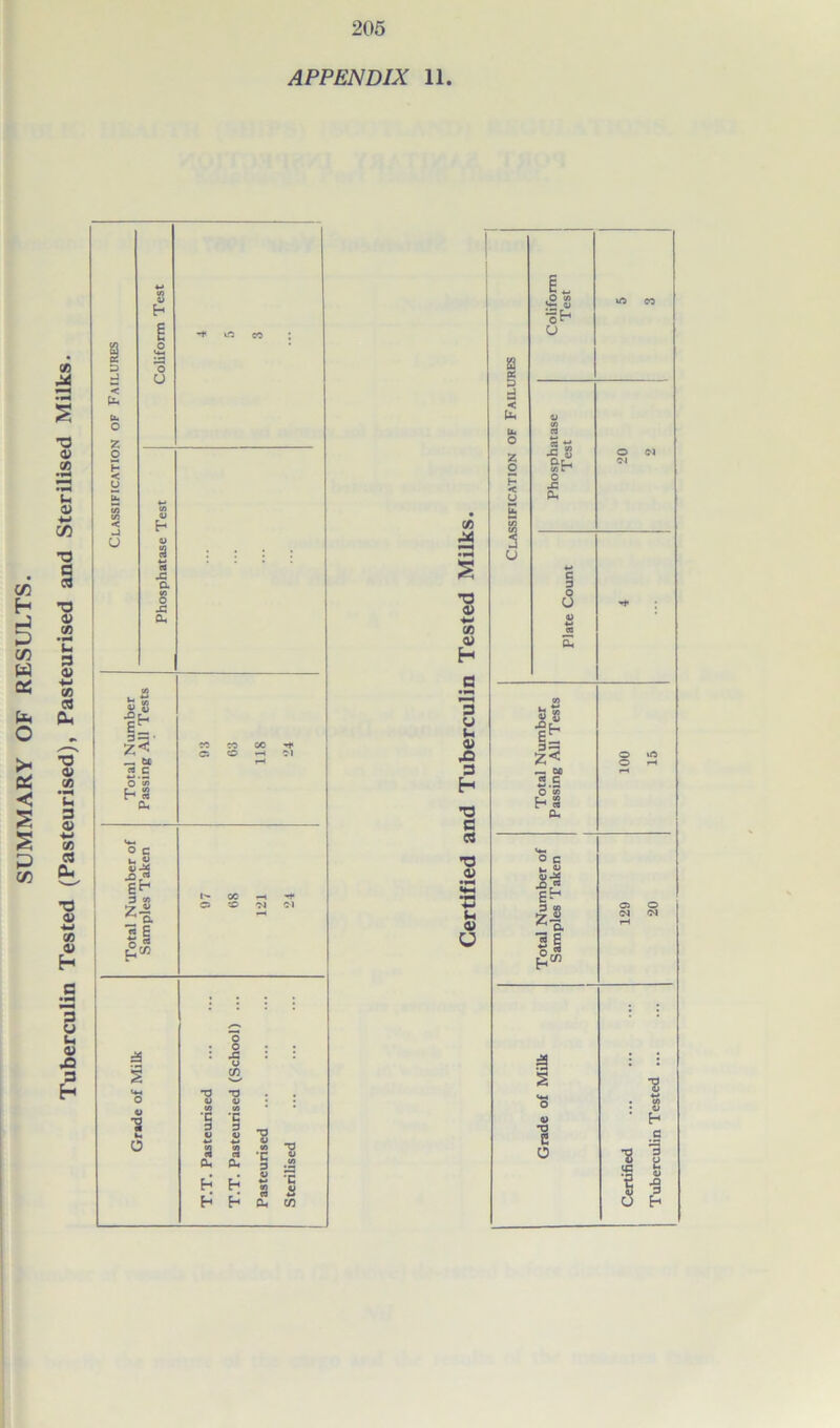 SUMMARY OF RESULTS. 205