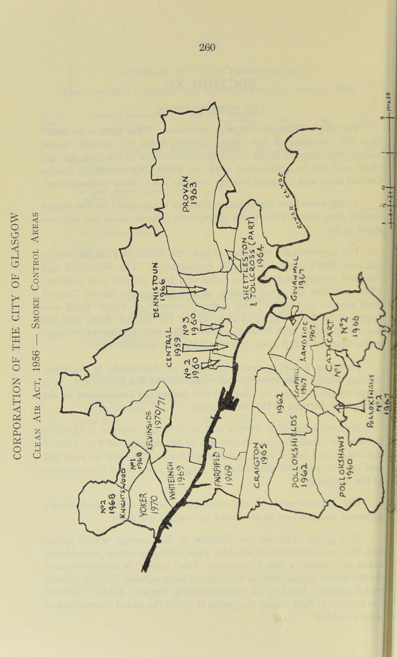 CORPORATION OF THE CITY OF GLASGOW Clean Air Act, 1956 — Smoke Control Areas