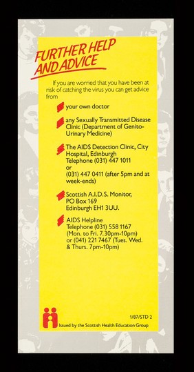 AIDS and sex : what everyone should know / issued by the Scottish Health Education Group.