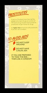 AIDS and sex : what everyone should know / issued by the Health Education Board for Scotland.