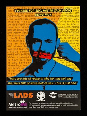 Fancy your chances? : now guess why this guy won't be telling you he has HIV? / Terrence Higgins Trust, LADS, C.L.A.S.H., London Gay Men's HIV Prevention Partnership, MetroM8.