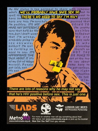 Fancy your chances? : now guess why this guy won't be telling you he has HIV? / Terrence Higgins Trust, LADS, C.L.A.S.H., London Gay Men's HIV Prevention Partnership, MetroM8.