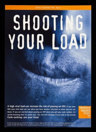 Shooting your load : a high viral load can increase the risk of passing on HIV ... / Terrence Higgins Trust.
