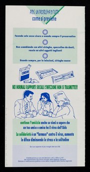 AIDS : un problema di tutti / Regione Toscana, Giunta Regionale, Dipartamento Sicurezza Sociale, camapgna d'informazione e prevenzione.