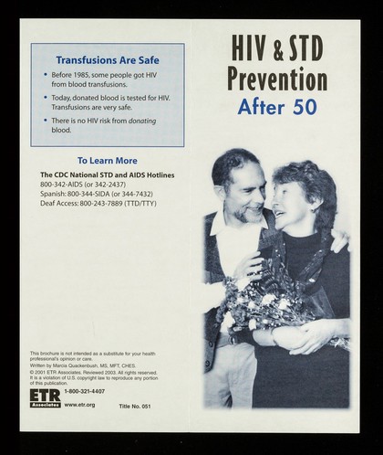 HIV & STD prevention after 50 / written by Marcia Quackenbush.