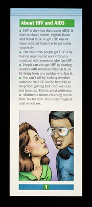 HIV fast facts : abstinence / written by Brian Adams ; illustrations by Ian Akin.