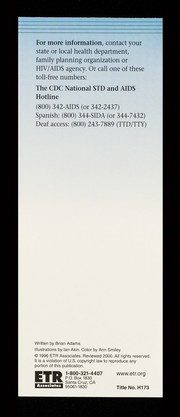HIV fast facts : abstinence / written by Brian Adams ; illustrations by Ian Akin.