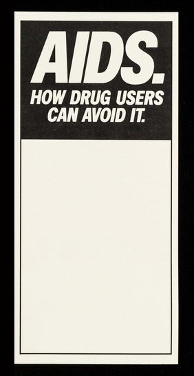 AIDS : how drug users can avoid it / SCODA.
