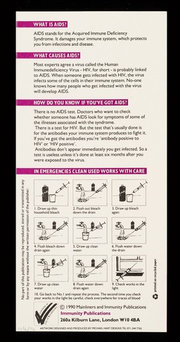 AIDS, the works. Number 2, Women and HIV / Mainliners and Immunity.