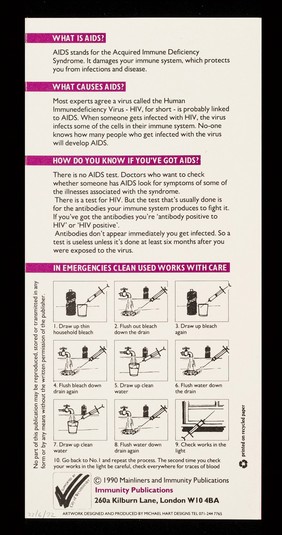 AIDS, the works. Number 2, Women and HIV / Mainliners and Immunity.