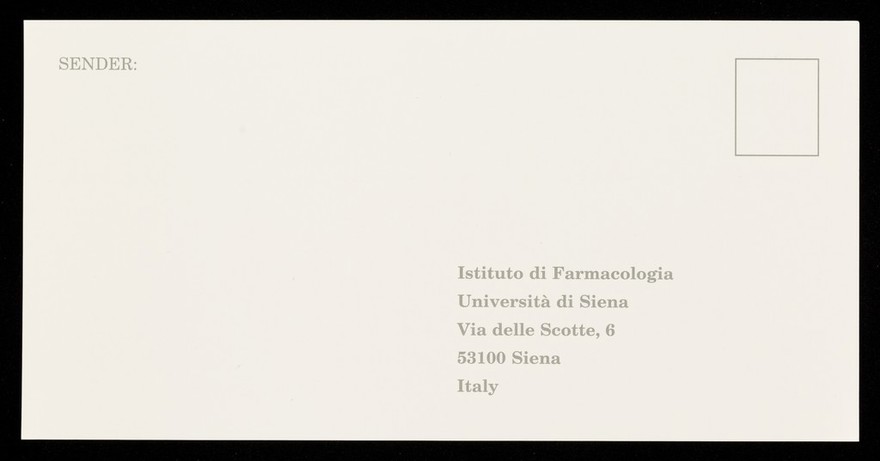 Second European Symposium on Drug Addiction & AIDS : October 4-6, 1993, Siena, Italy : preregistration form.
