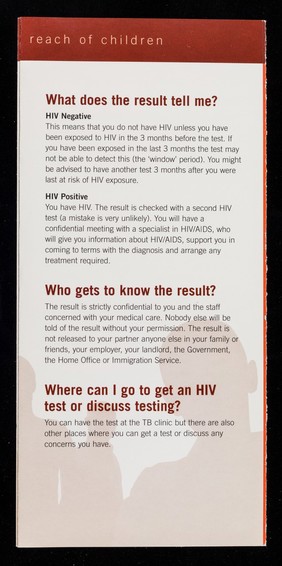 An important test for people who have tuberculosis (TB) / TB Alert.