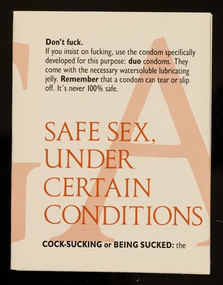 Gay sex & AIDS : English / Buro GVO.