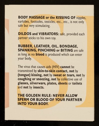 Gay sex & AIDS : English / Buro GVO.