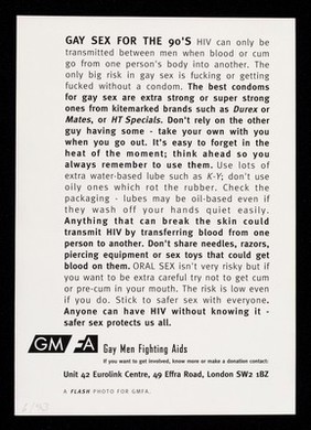 Rubber up! : gay sex for the 90's / GMFA.