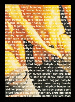 Sticks and stones may break my bones, but names will never hurt me / GMFA, CHAPS.
