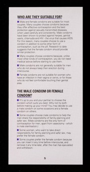 A guide to male and female condoms / Family Planning Association, Pharmacy Healthcare.