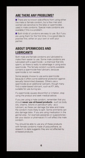 A guide to male and female condoms / Family Planning Association, Pharmacy Healthcare.
