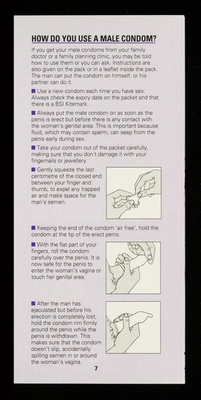 A guide to male and female condoms / Family Planning Association, Pharmacy Healthcare.