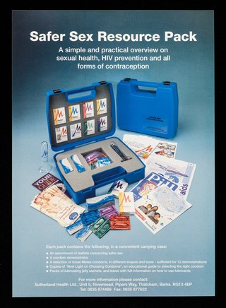 Safer sex resource pack : a simple and practical overview on sexual health, HIV prevention and all forms of contraception / Sutherland Health Ltd.