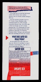 HIV, AIDS and condoms : the facts / Durex Information Service for Sexual Health.